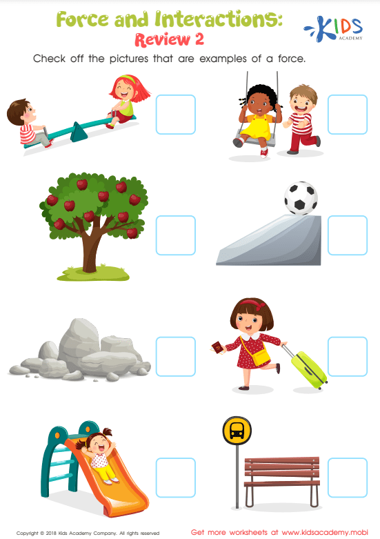 Kindergarten. Physical Science Energy, Force, and Motion Article